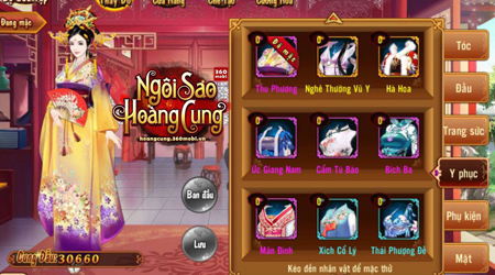 Ngôi Sao Hoàng Cung 360mobi chuẩn bị ra mắt game thủ Việt