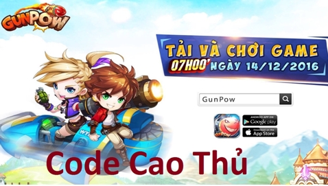 XemGame tặng 300 giftcode game GunPow