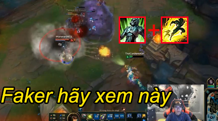 Liên Minh Huyền Thoại: QTV tái hiện combo cực khủng của Faker với Cassiopeia =))