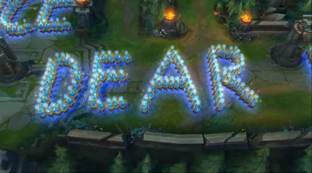 Lời nhắn gửi đến tất cả các người chơi LMHT trên toàn thế giới!