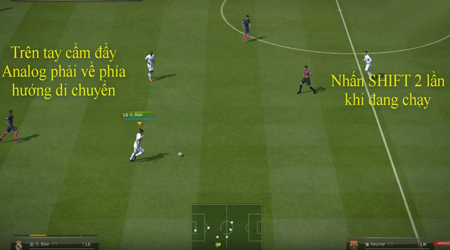 Fifa Online 3: Hướng dẫn skill qua người bằng cách đẩy bóng dài