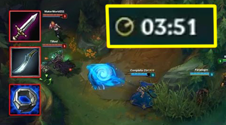 Liên Minh Huyền Thoại: 2 đội bỏ 4 phút đầu chỉ để combat đến chết :))