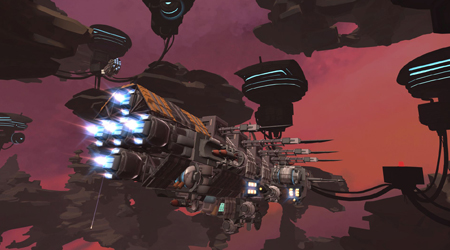 Galactic Junk League, game bắn phi thuyền cho phép bạn tuỳ biến đến từng động cơ