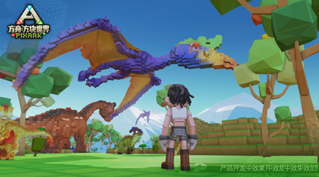 PixArk hé lộ những hình ảnh gameplay, khủng long trong hình dạng khối vuông cực kì ngộ nghĩnh