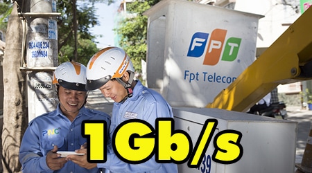 Ra mắt gói dịch vụ internet mạnh nhất Việt Nam 1Gb/s giá 2 triệu mỗi tháng