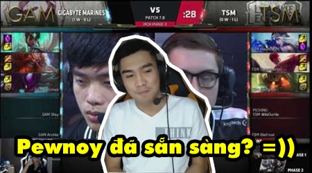 Cười lộn ruột khi thánh PewPew bình luận trận GAM vs TSM =))