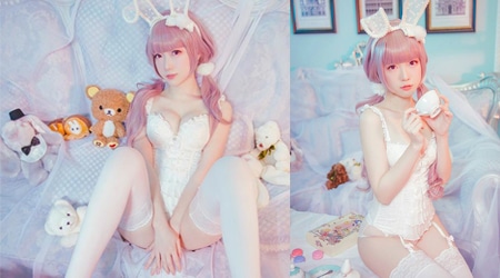 Rụng tim với cosplay Bunny Thỏ Ngọc vừa nóng bỏng vừa ngây thơ vô số tội