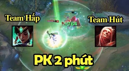 Kinh điển với màn PK gần 2 phút đồng hồ giữa team hấp vs team hút