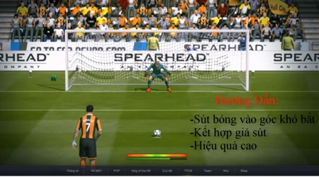 Fifa Online 3: Hướng dẫn sút Pennalty kiểu mới gây ức chế cho thủ môn đội bạn