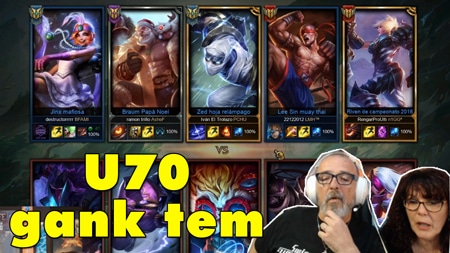 Cặp ông bà U70 “gank tem” trong Liên Minh Huyền Thoại (Ông đánh bà khen ^^)