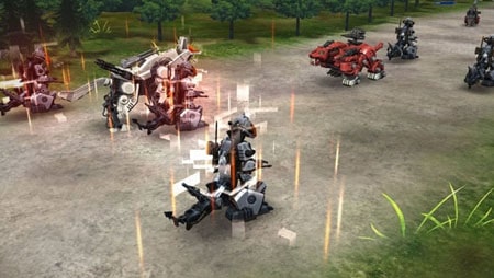 Zoids: Field of Rebellion game điều khiển robot như phim Siêu Nhân
