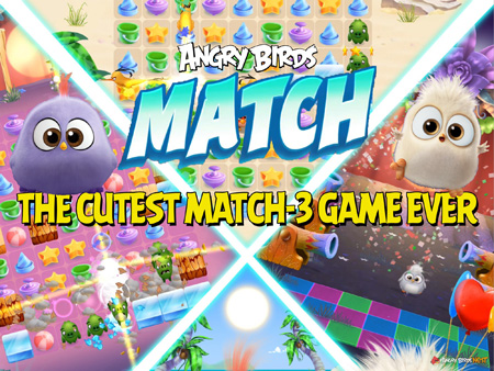 Angry Birds Match : Chim điên trở lại dưới dạng game xếp kim cương