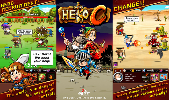 Game nhập vai phong cách chibi đầy ngộ nghĩnh Hero C đã ra mắt