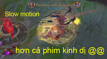 LMHT: Slow motion một pha quái vật ăn thịt người, yếu tim đừng xem @@