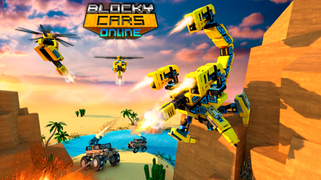 Blocky Cars – game “xếp hình” bắn súng đã chơi qua sẽ thích
