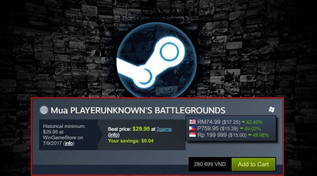 Game thủ hí hửng khi mua được game khủng trên Steam chỉ bằng nửa giá lúc chưa hỗ trợ tiền Việt