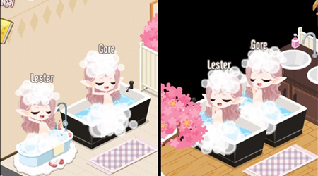 Idol Thời Trang cho phép người chơi điều khiển nhân vật cùng nude và tắm chung