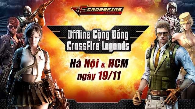 Crossfire Legends : Các xạ thủ tham dự offline tại TPHCM sẽ có cơ hội nhận áo thun và VIP code