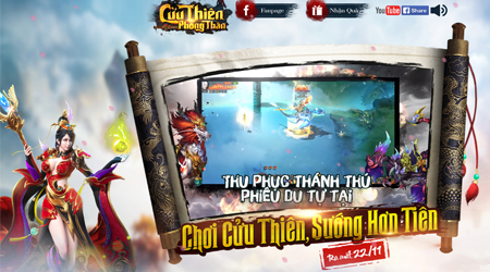 Webgame Cửu Thiên Phong Thần ấn định thời điểm ra mắt game thủ Việt