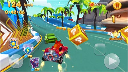 Bandicoot kart racing – đua xe cáo trên máy tay cầm tiến quân lên điện thoại