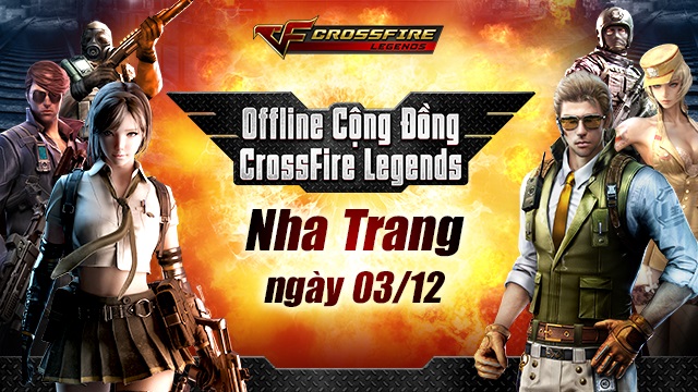Crossfire Legends: Đi offline nhận áo thun và item VIP tại Nha Trang