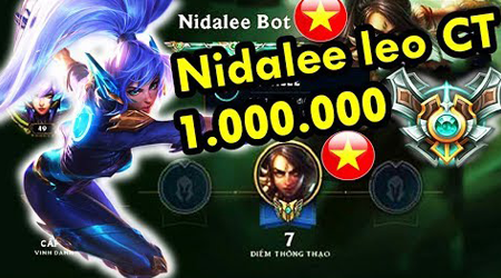 LMHT: Boy 1 champ Nidalee Việt Nam leo Cao Thủ hơn 1 triệu thông thạo