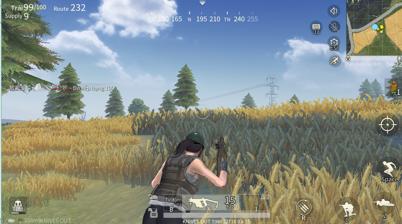 Knives Out PC supports Vietnamese, can it compete with Rules of Survival?