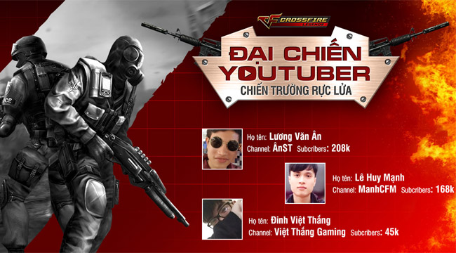 Youtuber Việt đại chiến mừng sinh nhật Crossfire Legends 1 tuổi