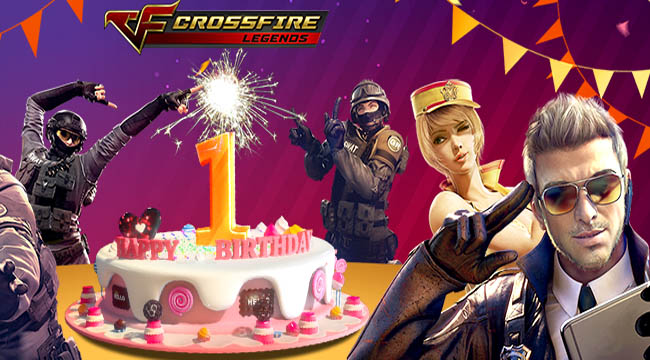 Mừng sinh nhật 1 tuổi của Crossfire Legends cùng hàng loạt phần quà hấp dẫn