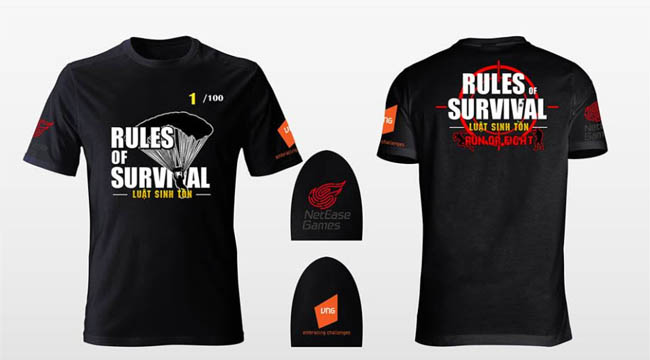 Bình chọn mẫu áo thun Rule of Survival hôm nay, vote ngay kẻo lỡ!