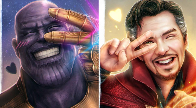 Khi dàn siêu anh hùng trong Avengers: Infinity War “say hi” cực kute