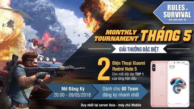 ROS Mobile Monthly Tournament sẽ chính thức mở đăng ký tối nay