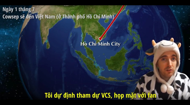 Liên Minh Huyền Thoại: Cowsep nói sẽ tham dự VCS khi sang Việt Nam vào tháng 7 này