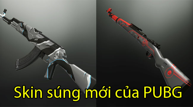 PUBG : Ngắm nhìn vẻ đẹp của hai skin súng dành tặng cho Shroud và DrDisRespect