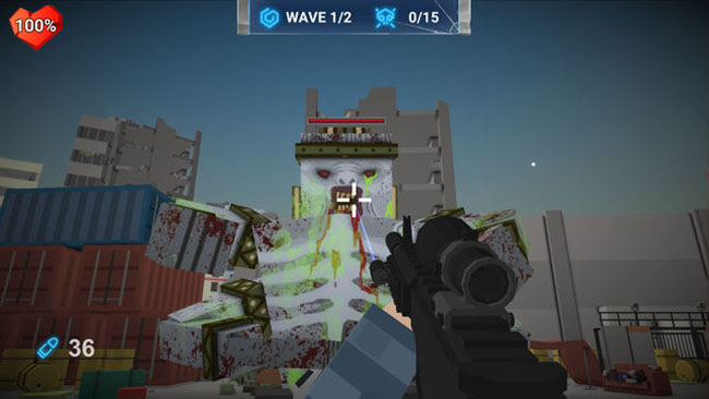 The Walking Zombie: Dead City – game bắn zombie theo kiểu Minecraft đầy lý thú