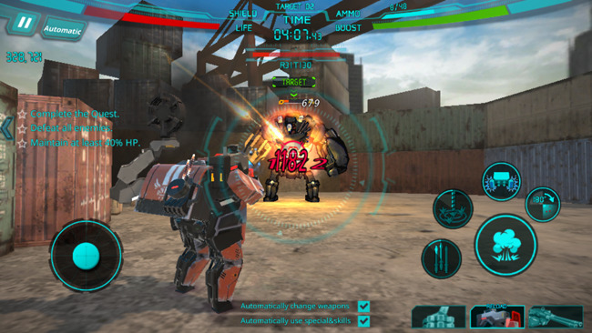Squadflow – game robot bắn súng nhiều người chơi trên di động