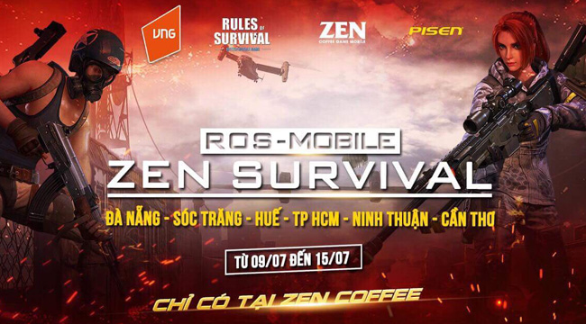 Cộng đồng rủ nhau tham chiến ROS Mobile – Zen Survival Cup từ ngày 9/7 – 15/7