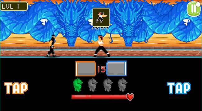 Kung Fu H5 – game đối kháng đậm chất điện tử bấm nút
