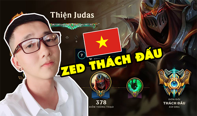 LMHT: ZED trình Thách Đấu Việt Nam combo ảo tung tóe – Bán hành cho hàng loạt game thủ chuyên nghiệp