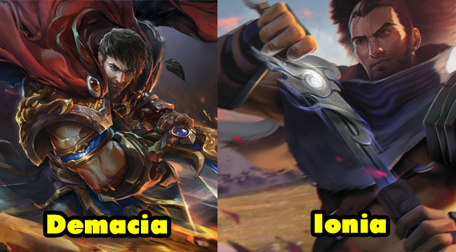 TOP 12 vị tướng được xem là biểu tượng của 12 địa danh chính trong Liên Minh Huyền Thoại