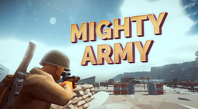 Mighty Army: World War 2 – game chiến tranh với đồ họa đậm chất hoạt hình