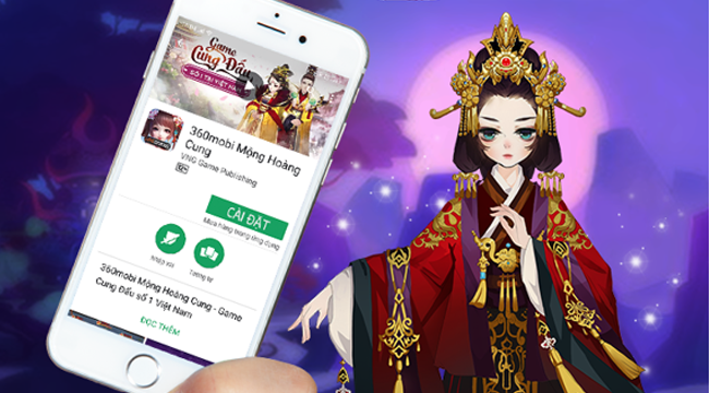 Xemgame tặng 300 giftcode game 360mobi Mộng Hoàng Cung