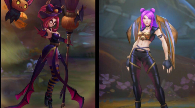 Liên Minh Huyền Thoại: Riot Games “hớ hênh” để lộ 2 trang phục mới mùa Halloween dành cho Janna và Kai’Sa