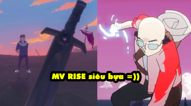 LMHT: MV RISE – CKTG 2018 phong cách anime bựa cực khó đỡ, Faker bị đánh cho hói cả trán