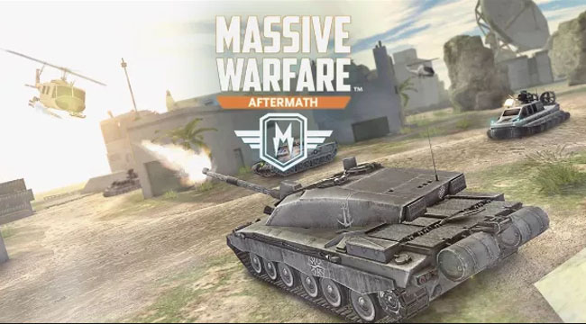 Massive Warfare: Aftermath – siêu phẩm chiến tranh cơ giới dành cho bạn