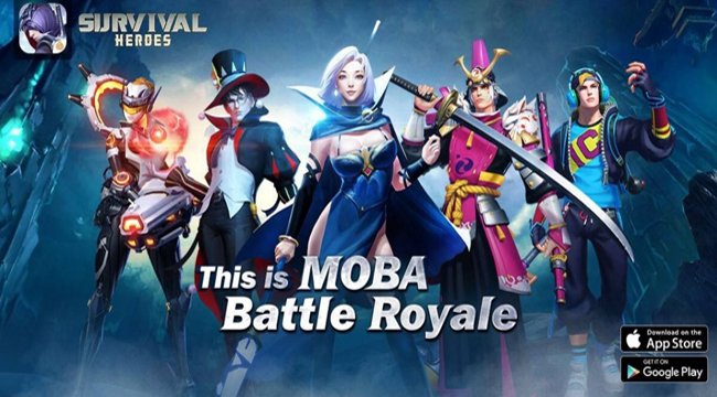 Survival Heroes – Game MOBA kết hợp sinh tồn dạng PUBG Mobile về Việt Nam