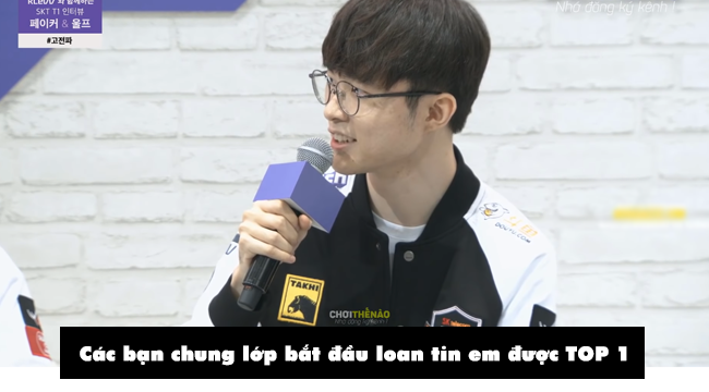 Bí mật động trời khiến Faker trở thành “ông trùm LMHT” – Talkshow của Faker tại TwitchKR