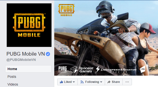 Facebook PUBG mobile Việt Nam đã được xác nhận, các bạn hãy chú ý