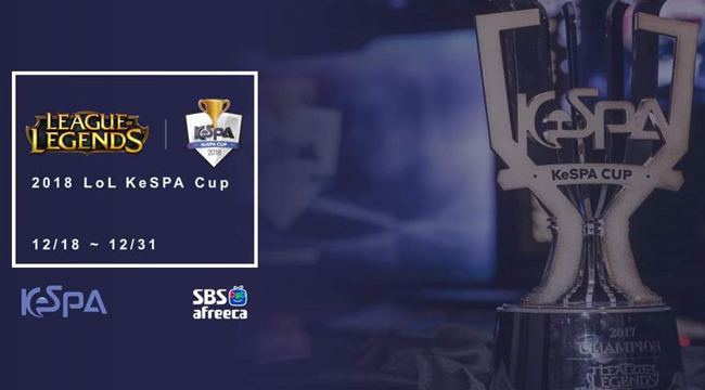 LMHT: KeSPA Cup 2018 chính thức trở lại vào ngày 18/12 – SKT cùng Gen.G sẽ phải đánh từ dưới lên