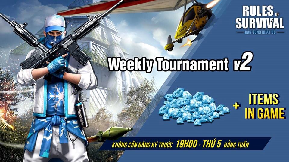 Tranh tài tại ROS mobile Weekly Tournament vào 19h tối nay 24/1 với tổng giải thưởng lên đến 10000 GEM